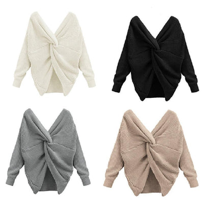 Chandail noué réversible