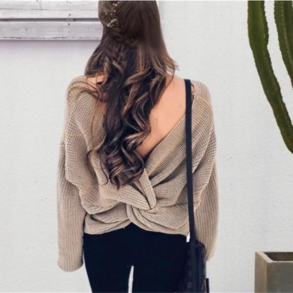 Chandail noué réversible