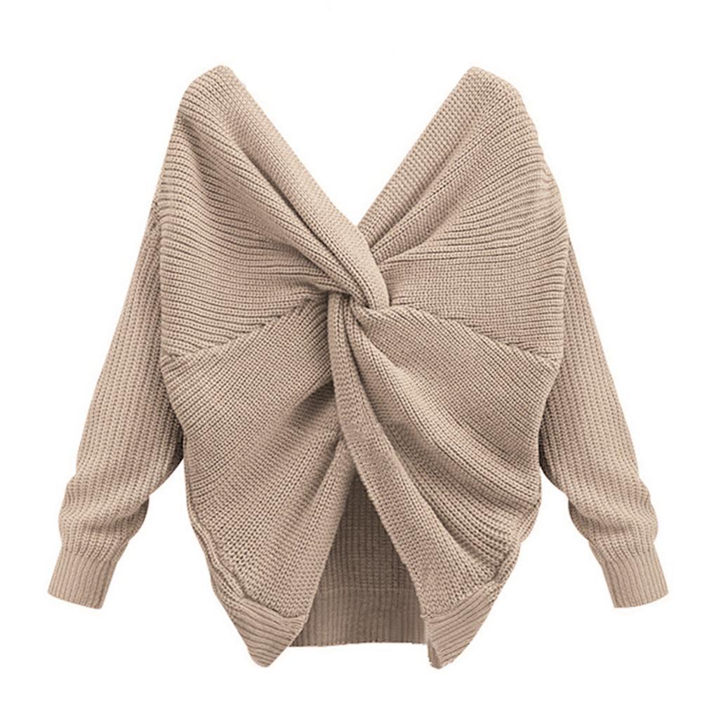 Chandail noué réversible