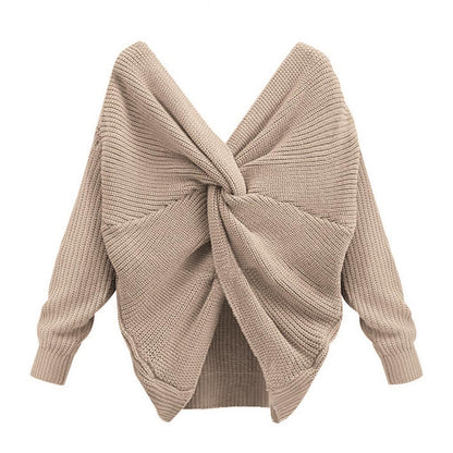 Chandail noué réversible