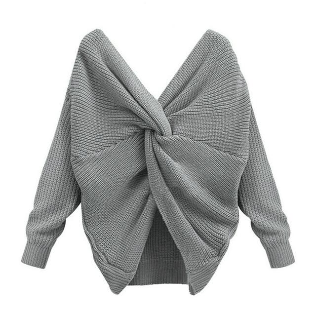 Chandail noué réversible