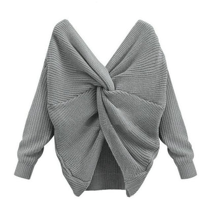 Chandail noué réversible