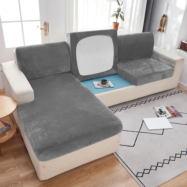 Housse Coussin Canapé Velours - Moderne