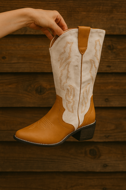 Bottes de cowboy - Marron