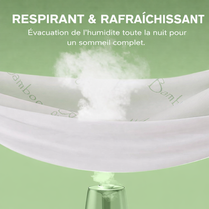 Protège-matelas imperméable en bambou, entièrement ajusté, pour matelas simple, double, queen ou king size