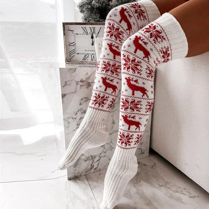 Chaussettes hautes de Noel