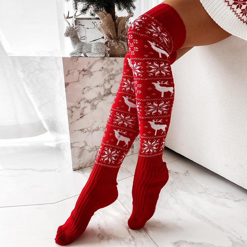 Chaussettes hautes de Noel