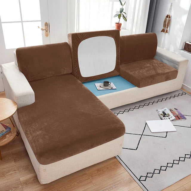 Housse Coussin Canapé Velours - Moderne
