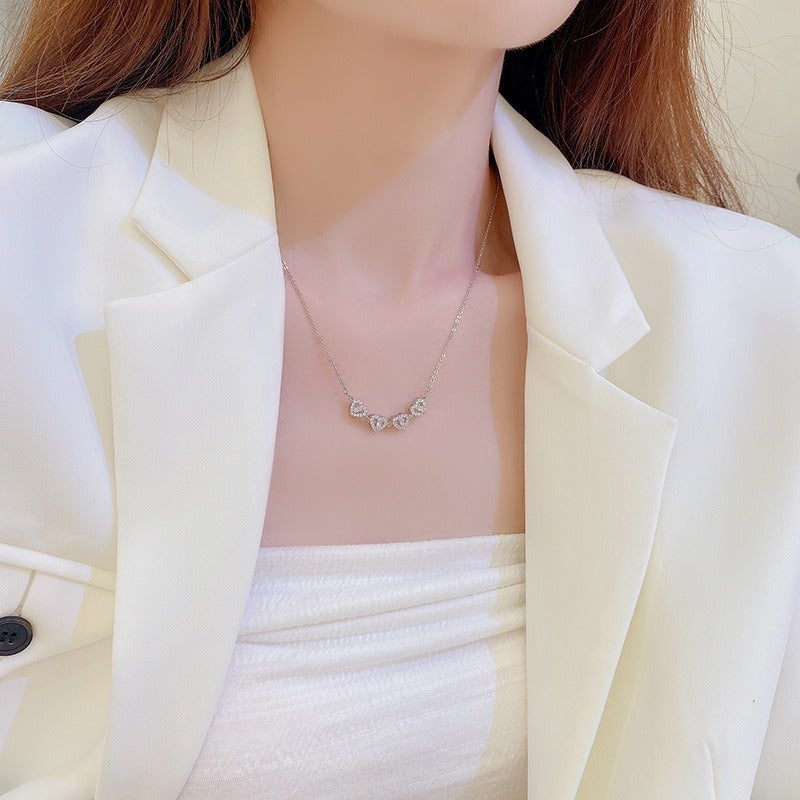 Collier Trèfle à 4 Coeurs