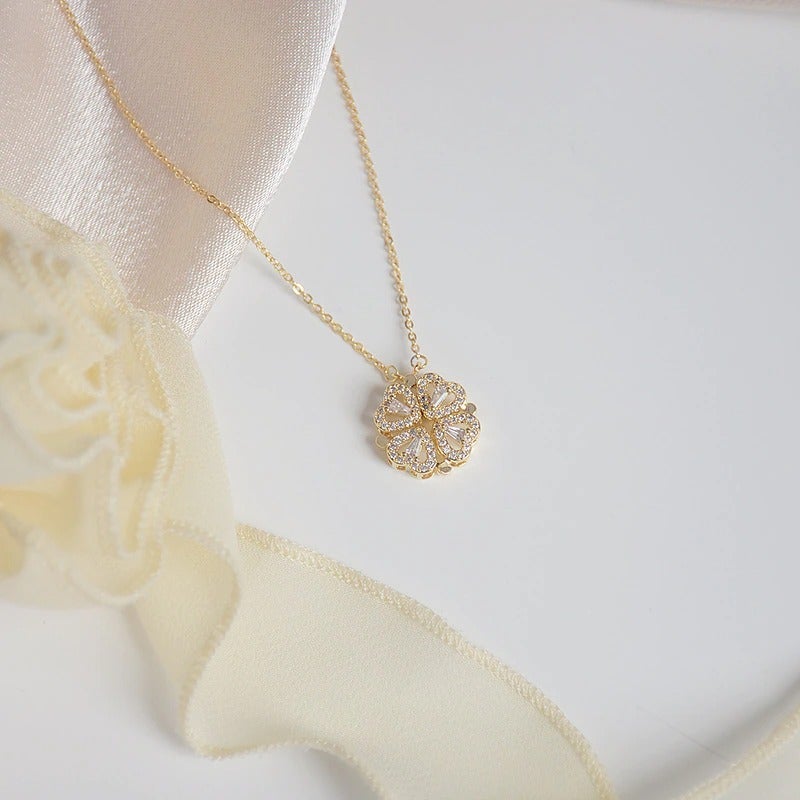 Collier Trèfle à 4 Coeurs