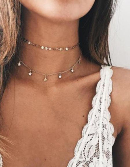 Collier bohème étoile