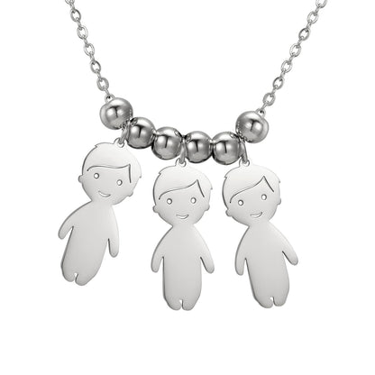Collier pendentif "Famille"