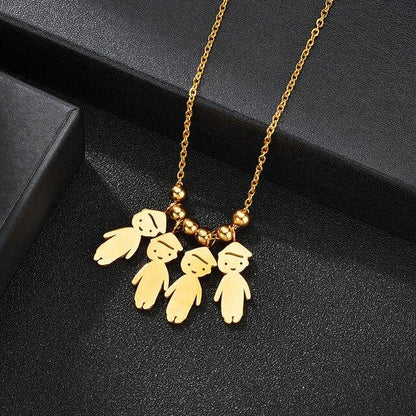 Collier pendentif "Famille"