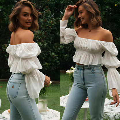 Crop-top bohème Aline
