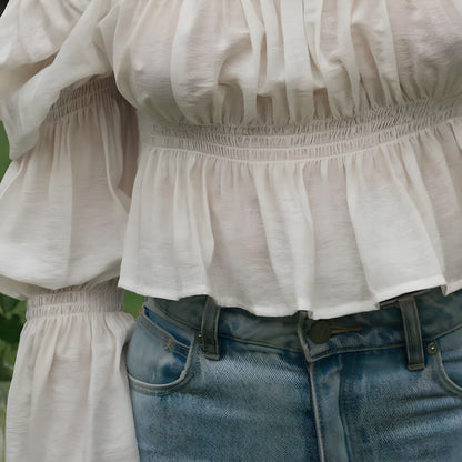 Crop-top bohème Aline