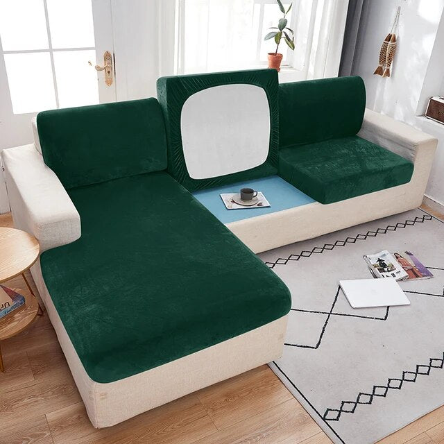 Housse Coussin Canapé Velours - Moderne