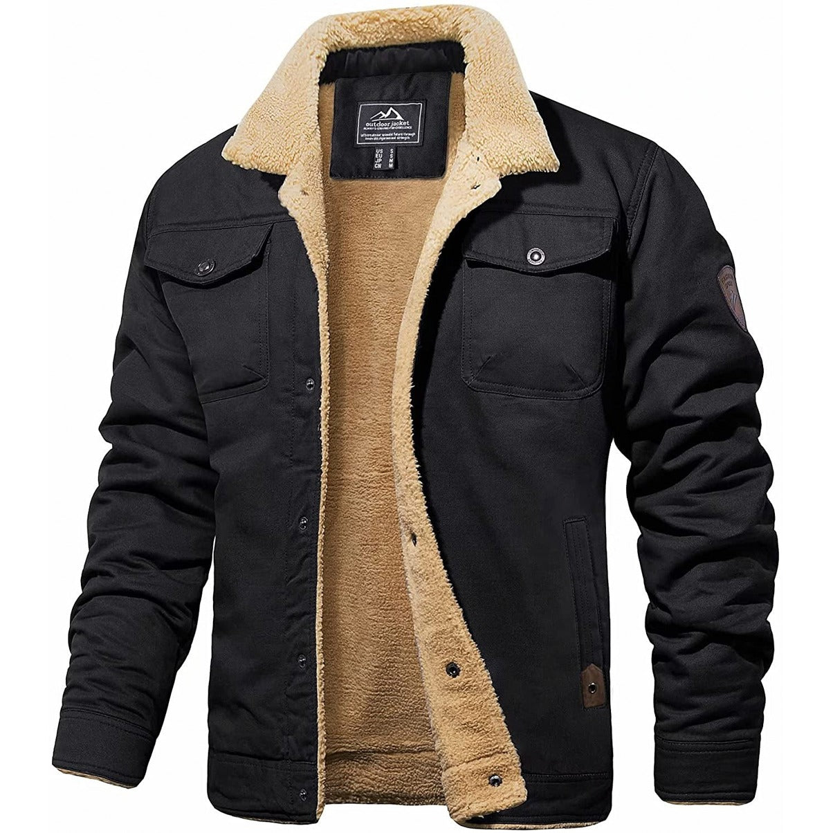 ArcticForge™ | Veste d'hiver doublée en fourrure de teddy