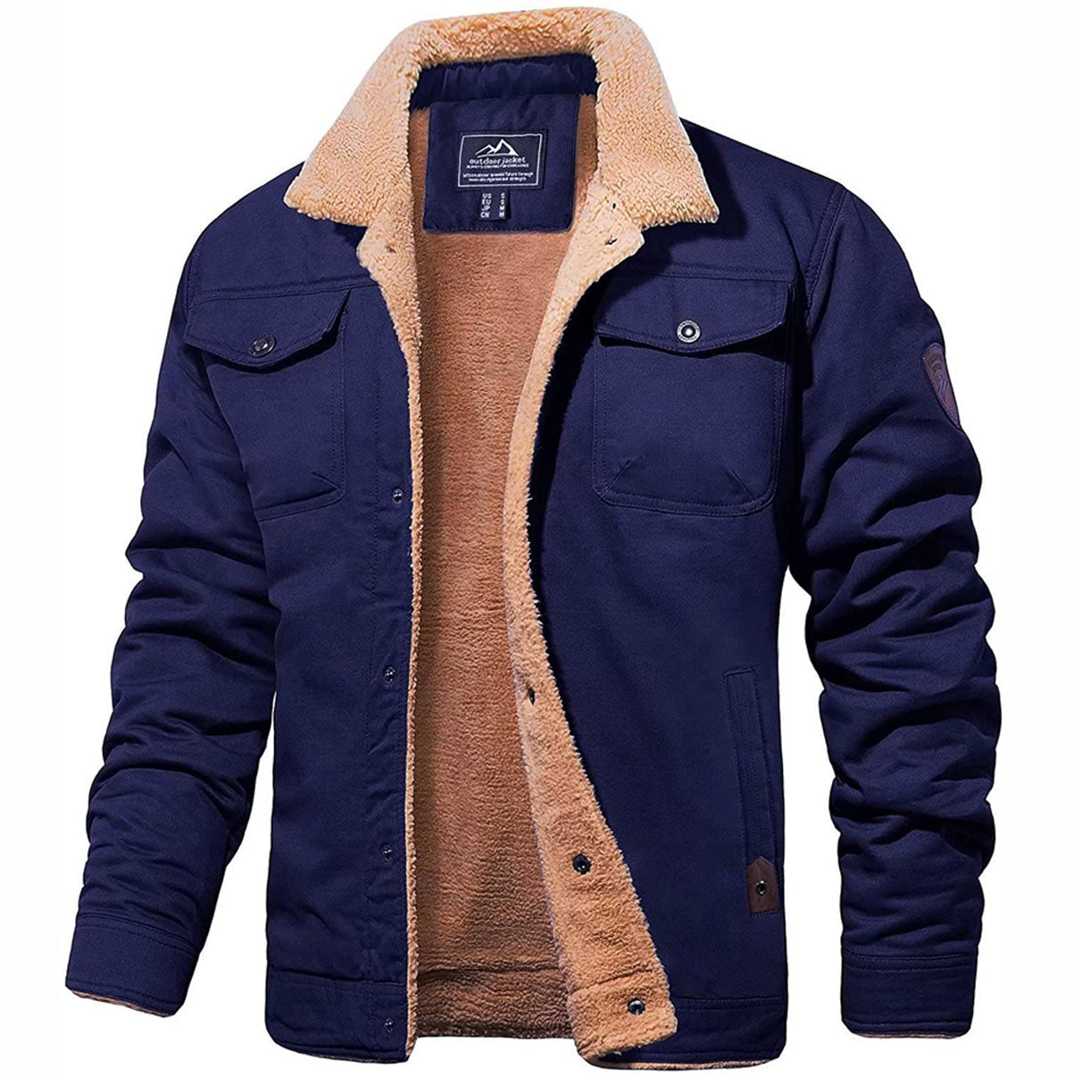 ArcticForge™ | Veste d'hiver doublée en fourrure de teddy