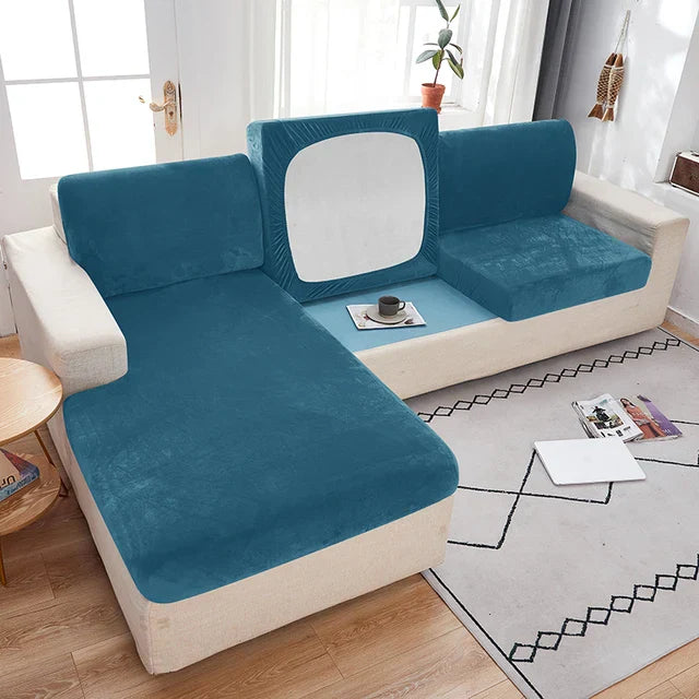 Housse Coussin Canapé Velours - Moderne