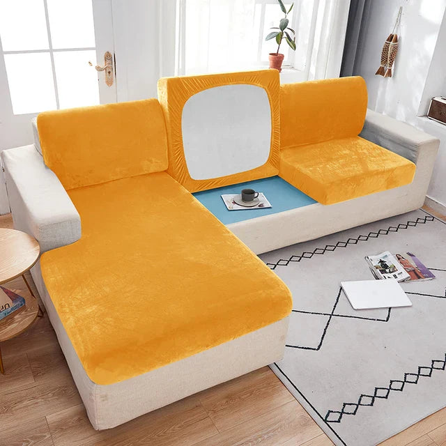 Housse Coussin Canapé Velours - Moderne