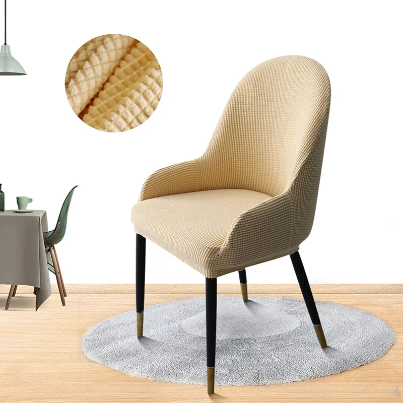 Housse Chaise Scandinave  - Dossier Incurvé