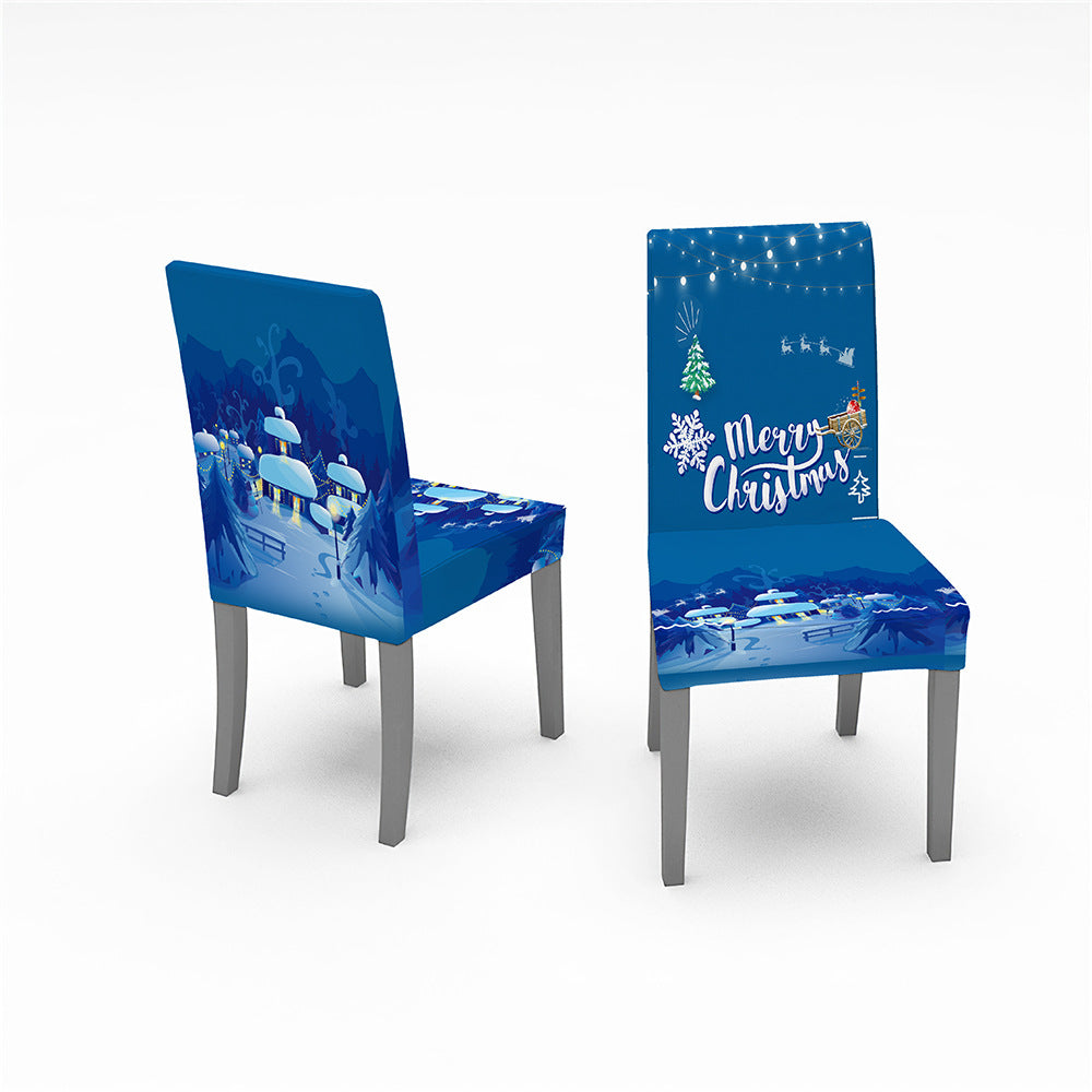 Housse de Chaise Noël - Neige