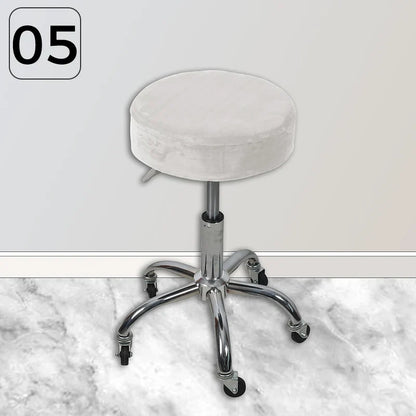 Housse Tabouret Rond Velours - Pour Bar & Café