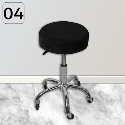 Housse Tabouret Rond Velours - Pour Bar & Café