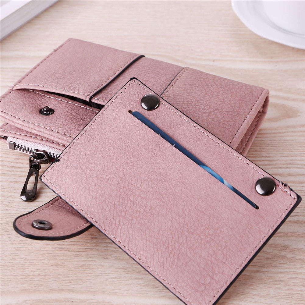 Petit portefeuille tendance femme