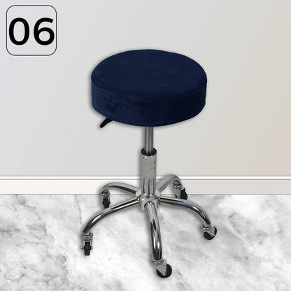 Housse Tabouret Rond Velours - Pour Bar & Café
