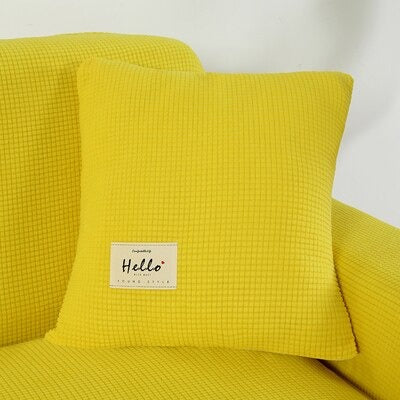 Housse Coussin - Jaune