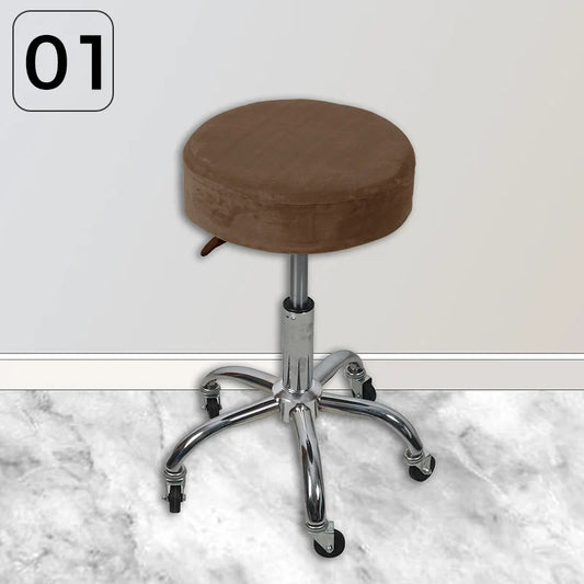 Housse Tabouret Rond Velours - Pour Bar & Café