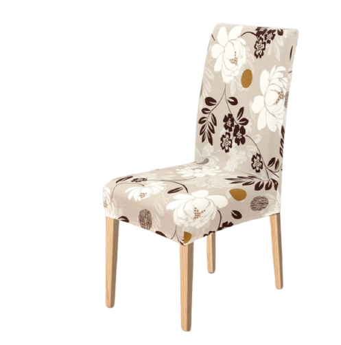Housse de chaise <br> Fleurie