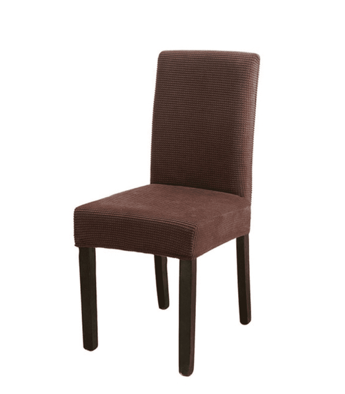 Housse de chaise <br> Marron