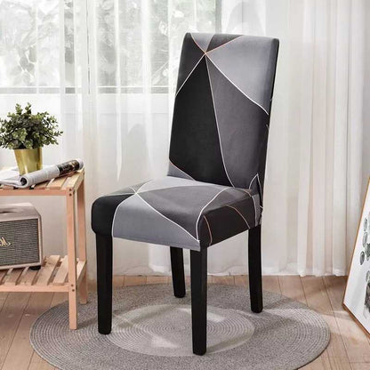 Housse de chaise tissu épais pour salle à manger - Housse de chaise grand dossier