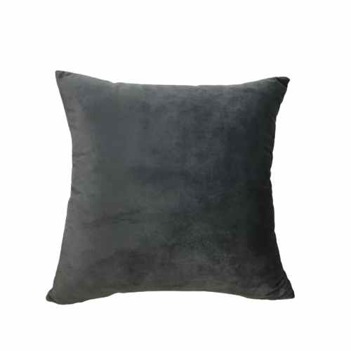 Housse de coussin <br> Velours Gris