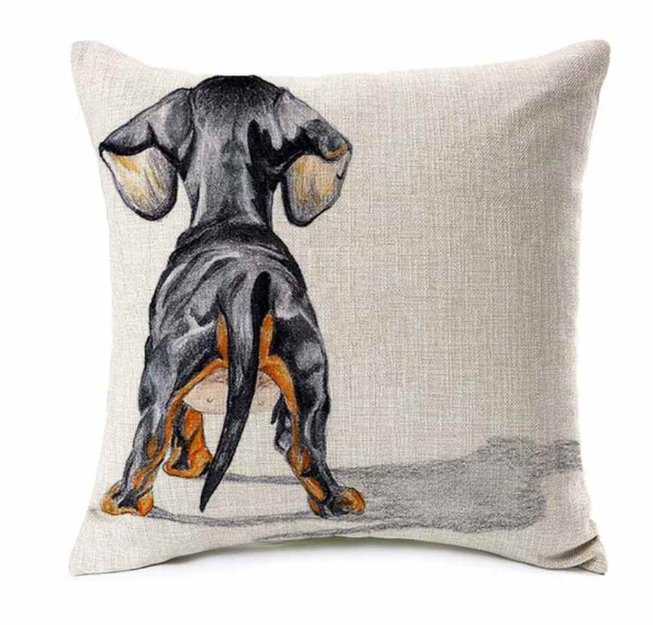 Housse de coussin <br> Chien