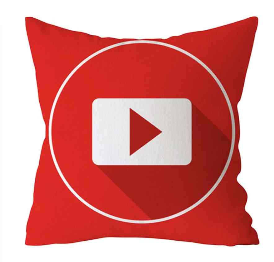 Housse de coussin <br> Youtube