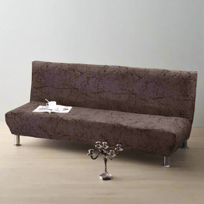 Housse Clic Clac Marron Foncé Motif Nature - Extensible et Élégante