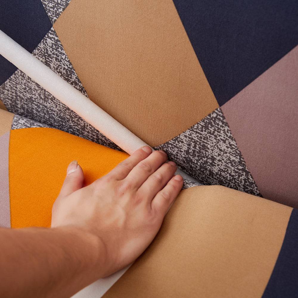 Housse de Canapé Extensible à Motif Géométrique - Protection & Style Moderne