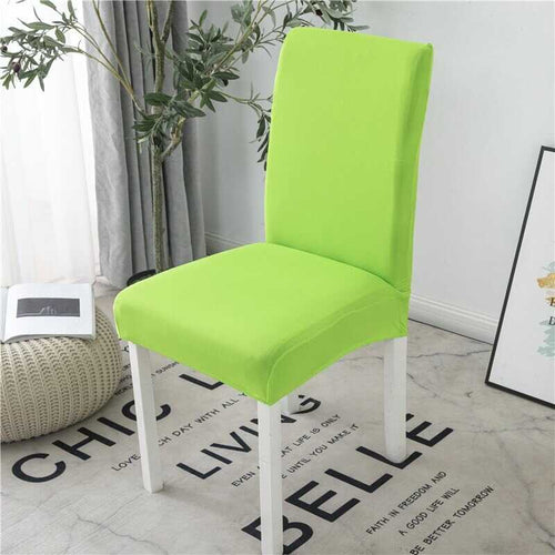 Housse de Chaise Extensible à Motifs Modernes - Style Scandinave Pistache