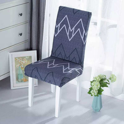 Housse de Chaise Universelle Dégradé Gris - Design Élégant & Protection Optimale
