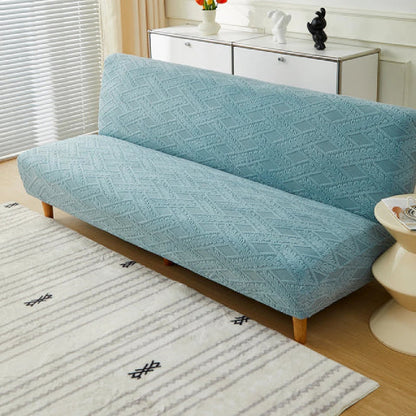 Housse pour clic clac en jacquard - bleu ciel