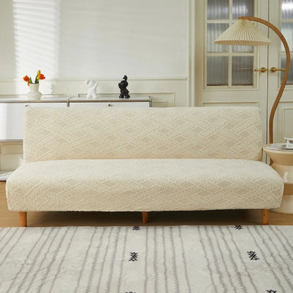 Housse pour clic clac en jacquard - beige