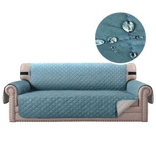 Housse de Canapé Imperméable Bleu Clair