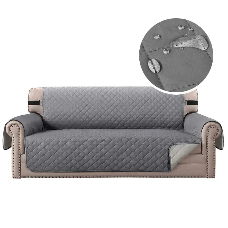 Housse de Canapé Imperméable Gris