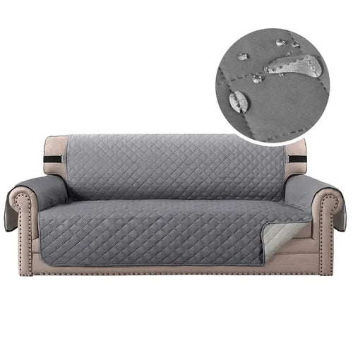 Housse de Canapé Imperméable Gris