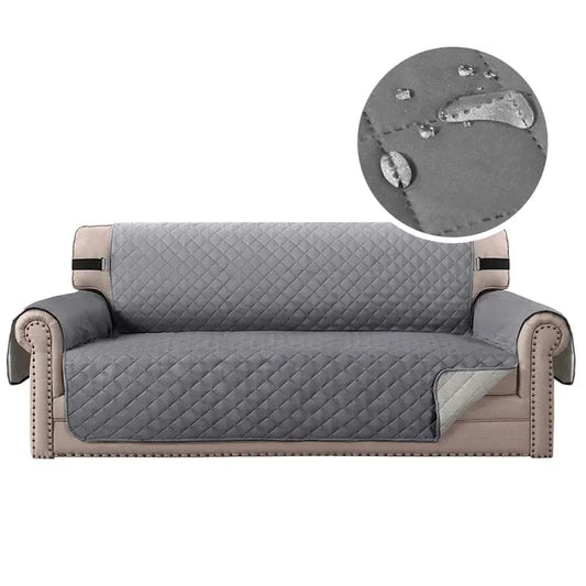 Housse de Canapé Imperméable Gris