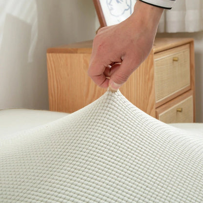 Housse clic clac en tissu polaire ultra-doux - Housse canapé clic clac couleur unie