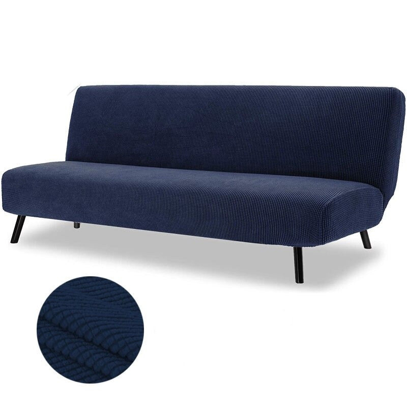 Housse pour clic clac bleu marine - Housse de canapé clic clac